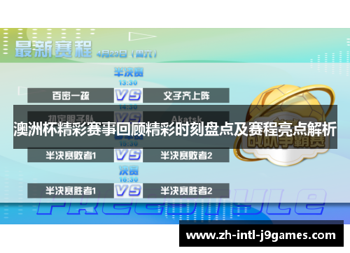 澳洲杯精彩赛事回顾精彩时刻盘点及赛程亮点解析 澳洲杯精彩赛事回顾精彩时刻盘点及赛程亮点解析